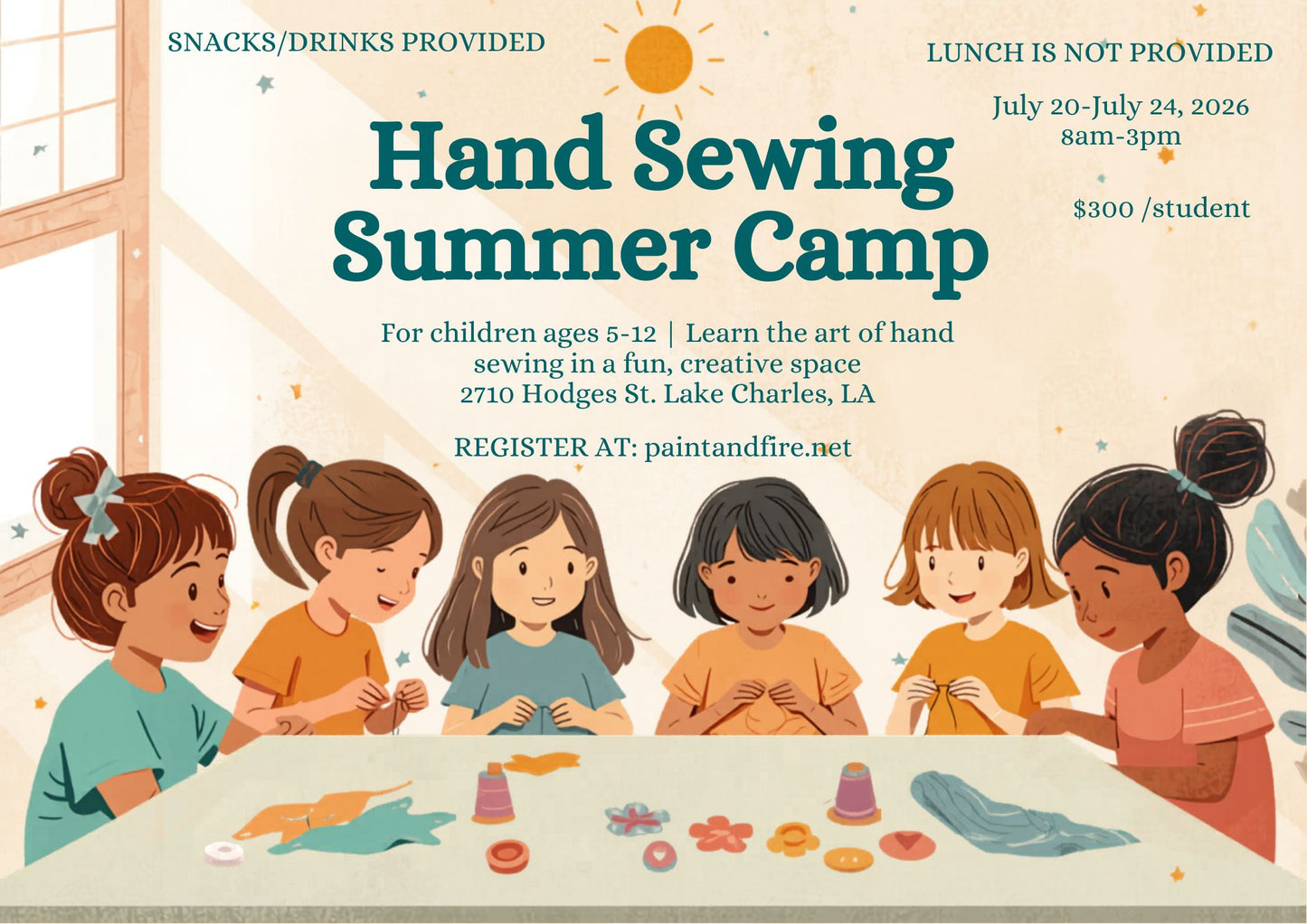 All Things Hand Sewn Art Camp | July 20–24