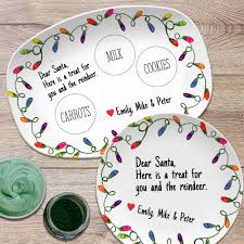Ceramic Cookies for Santa Plate-ALL AGES