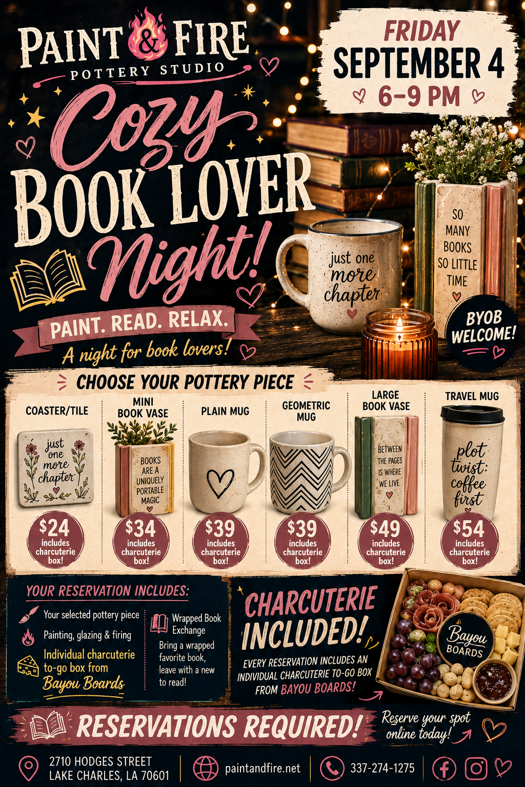 Cozy Book Lovers Night – September 4