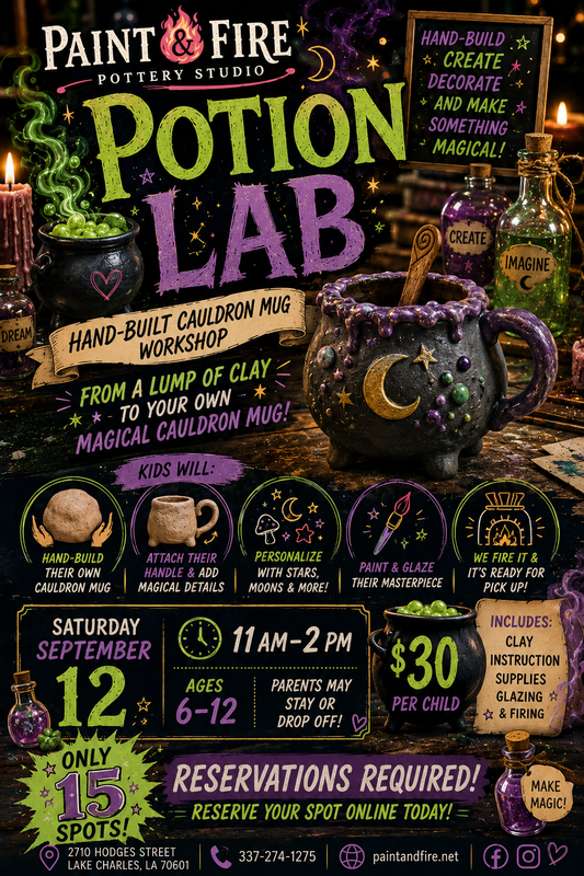 Handbuilt Cauldron Mug – September 12 (11am–2pm)