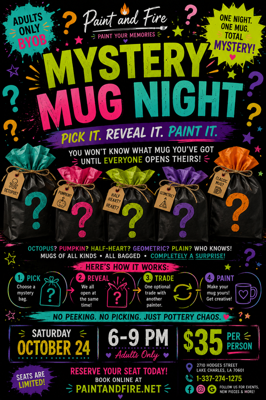 Mystery Mug Night – October 10