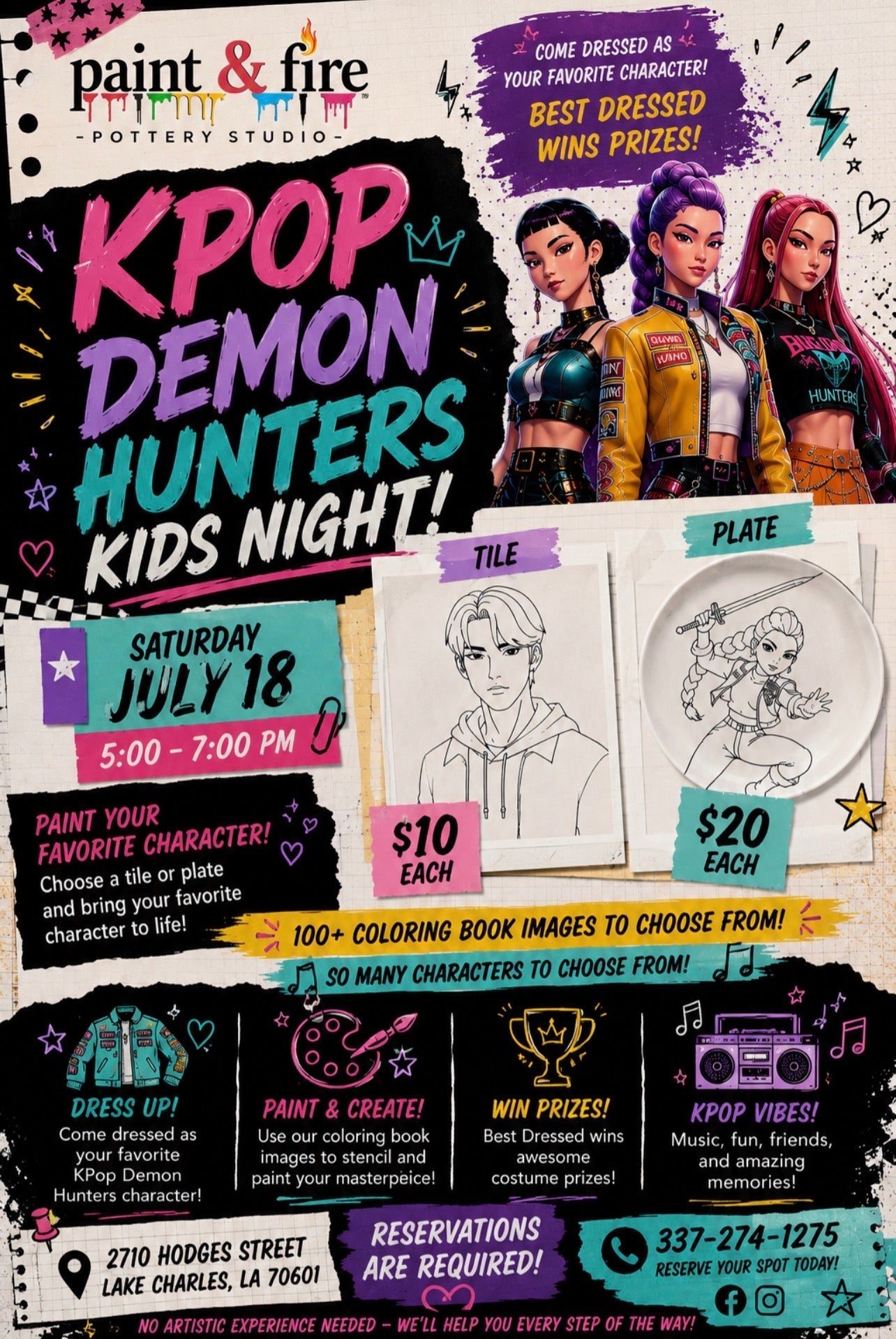 KPop Demon Hunters Kids Night