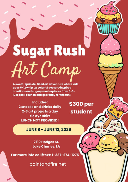 Sugar Rush Art Camp | June 8–12