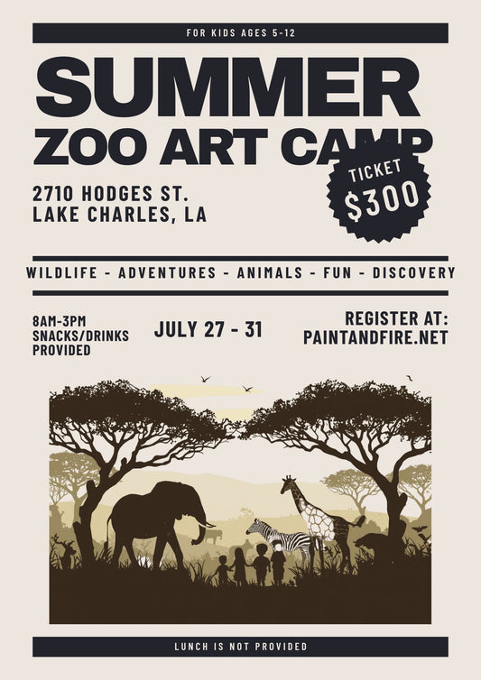 Zoo Safari Art Camp | July 27–31