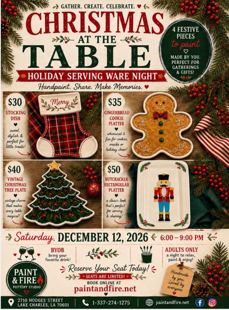 Christmas at the Table – December 12 (6–9pm)